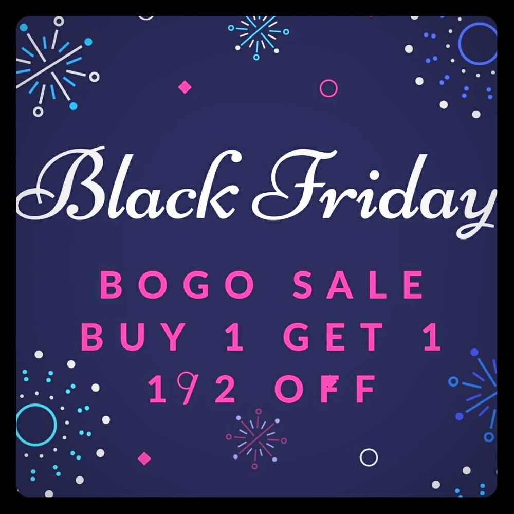 Buy 1 get 1 of equal or lesser value 1/2 off!